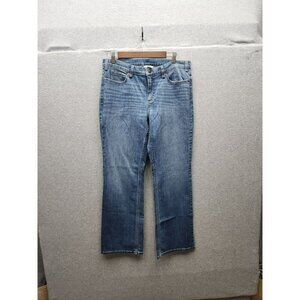 Duluth Womens Mid Rise Bootcut Jeans  Denim  Size 12 x 29  Comfortable Design  W